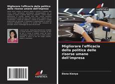 Migliorare l'efficacia della politica delle risorse umane dell'impresa kitap kapağı