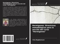 Capa do livro de Hormigones. Directrices metodológicas para la sección del curso "Hormigones" 