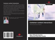 Bookcover of Container-content interactions