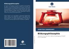 Bookcover of Bildungsphilosophie