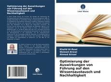 Capa do livro de Optimierung der Auswirkungen von Führung auf den Wissensaustausch und Nachhaltigkeit 