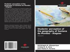 Capa do livro de Students' perception of the geography of Santana do Mundaú - Alagoas 