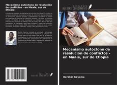 Buchcover von Mecanismo autóctono de resolución de conflictos - en Maale, sur de Etiopía