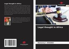Copertina di Legal thought in Africa