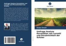 Couverture de Umfrage Analyse Korrelation von Lernstil und Persönlichkeit der Schüler