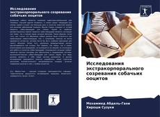 Bookcover of Исследования экстракорпорального созревания собачьих ооцитов