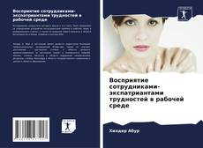 Buchcover von Восприятие сотрудниками-экспатриантами трудностей в рабочей среде