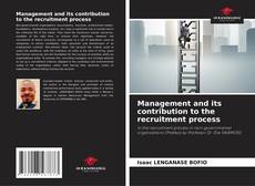 Copertina di Management and its contribution to the recruitment process