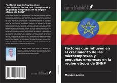 Buchcover von Factores que influyen en el crecimiento de las microempresas y pequeñas empresas en la región etíope de SNNP