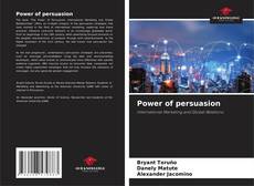 Обложка Power of persuasion