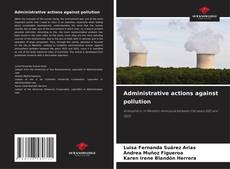 Bookcover of Administrative actions against pollution