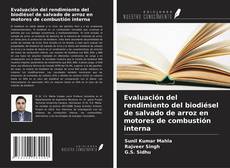 Buchcover von Evaluación del rendimiento del biodiésel de salvado de arroz en motores de combustión interna