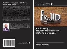 Buchcover von Auditores y responsabilidades en materia de fraude