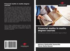 Bookcover of Financial maths in maths degree courses