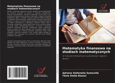 Couverture de Matematyka finansowa na studiach matematycznych