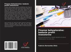 Copertina di Finanse behawioralne: badanie profili inwestorów