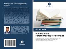Portada del libro de Wie man ein Forschungspapier schreibt