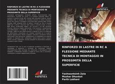 Bookcover of RINFORZO DI LASTRE IN RC A FLESSIONE MEDIANTE TECNICA DI MONTAGGIO IN PROSSIMITÀ DELLA SUPERFICIE