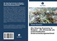 Borítókép a  Die Sharing Economy in Belgien - die Allmende als entscheidendes Unterscheidungsmerkmal - hoz