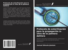 Buchcover von Protocolo de esterilización para la propagación in vitro de la palmera datilera