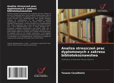 Обложка Analiza streszczeń prac dyplomowych z zakresu bibliotekoznawstwa