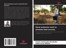 Copertina di Rural extension work to promote food security