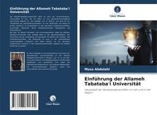 Bookcover of Einführung der Allameh Tabataba'i Universität