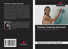 Capa do livro de Teacher training and work 