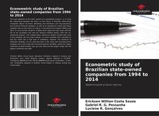Capa do livro de Econometric study of Brazilian state-owned companies from 1994 to 2014 