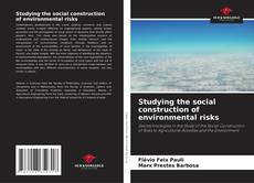 Borítókép a  Studying the social construction of environmental risks - hoz