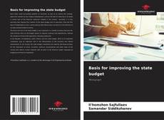 Copertina di Basis for improving the state budget