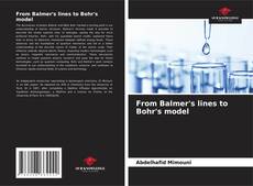 Copertina di From Balmer's lines to Bohr's model