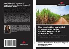 Bookcover of The production potential of sugarcane in the Central Region of Rio Grande do Sul