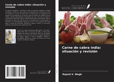 Capa do livro de Carne de cabra india: situación y revisión 