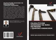 Copertina di PALEOLITYCZNE OSADZANIE SIĘ BARА-KELMESÓW I ZJAWISKO KARAKUDUK