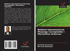 Portada del libro de Badania taksonomiczne Musanga Cecropioides i Myrianthus Arboreus