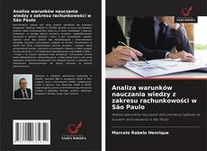 Buchcover von Analiza warunków nauczania wiedzy z zakresu rachunkowości w São Paulo
