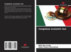 Bookcover of Congolese economic law