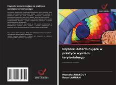 Обложка Czynniki determinujące w praktyce wywiadu terytorialnego