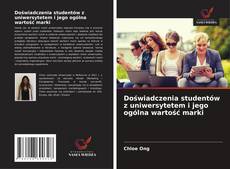Capa do livro de Doświadczenia studentów z uniwersytetem i jego ogólna wartość marki 