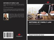 Bookcover of NOTIONS OF FAMILY LAW
