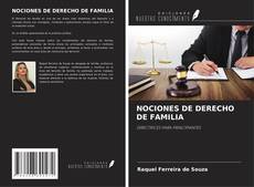 Buchcover von NOCIONES DE DERECHO DE FAMILIA