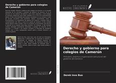 Capa do livro de Derecho y gobierno para colegios de Camerún 