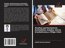 Portada del libro de Analiza porównawcza kontaktów między siecią krystaliczną a Oligo Inter