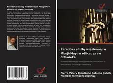 Buchcover von Paradoks służby więziennej w Mbuji-Mayi w obliczu praw człowieka