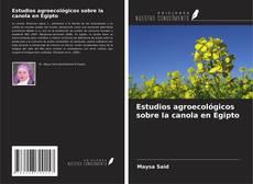 Capa do livro de Estudios agroecológicos sobre la canola en Egipto 