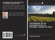 Capa do livro de Variabilidad de las precipitaciones en Oshogbo, Estado de Osun 