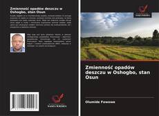 Copertina di Zmienność opadów deszczu w Oshogbo, stan Osun