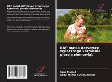 Capa do livro de KAP matek dotyczące wyłącznego karmienia piersią niemowląt 