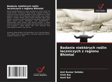 Capa do livro de Badanie niektórych roślin leczniczych z regionu Bhimtal 